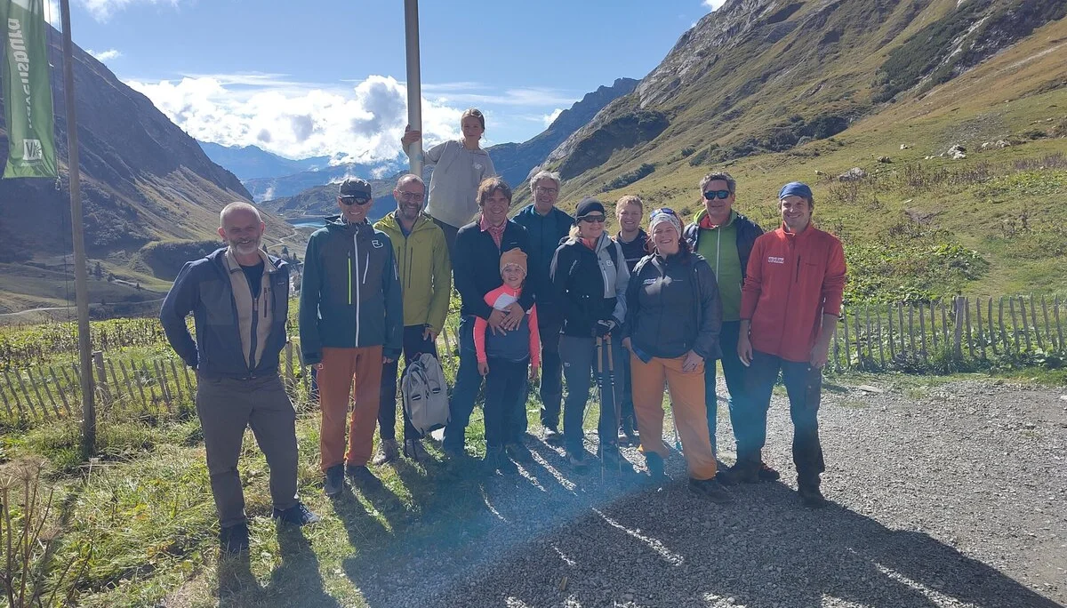 Ravensburgs Erster Bürgermeister auf der Ravensburger Hütte | © Copyright Benjamin Wagener