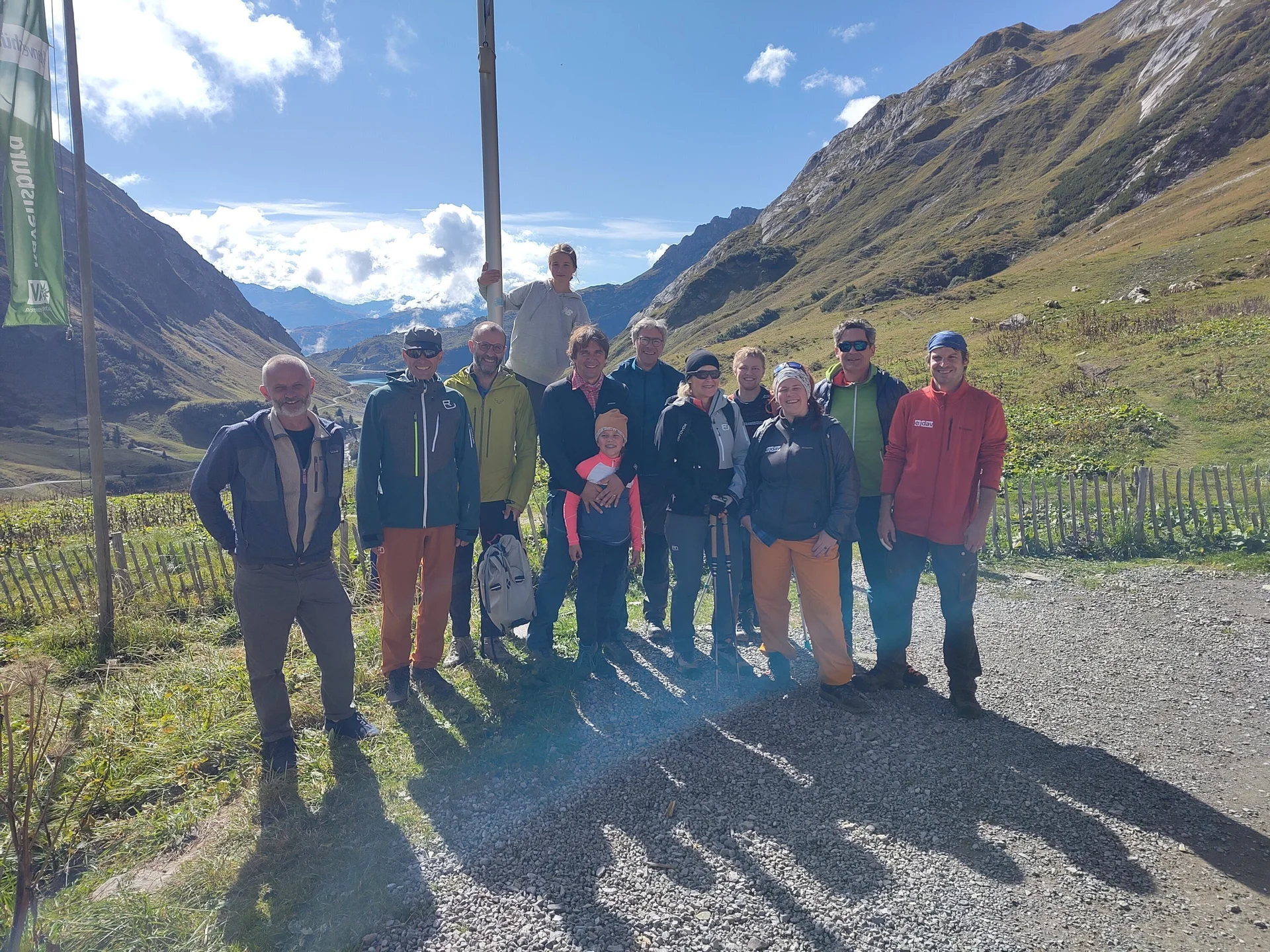 Ravensburgs Erster Bürgermeister auf der Ravensburger Hütte | © Copyright Benjamin Wagener