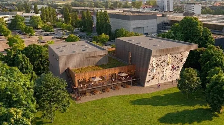 DAV Zentrum Visualisierung Ansicht Süd | © © wurm Gesamtplanung